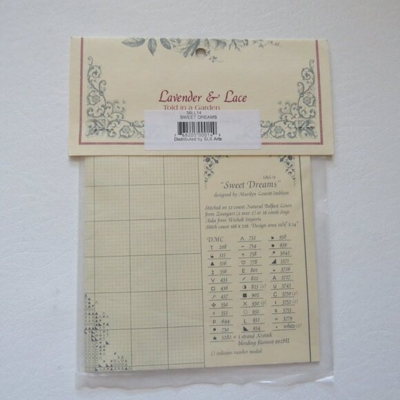 Sweet Dreams Lavender & Lace Victorian Designs New Cross Stitch Pattern, 1993 - Picture 3 of 3